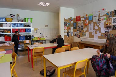 Salle d'arts plastiques du Collège Jules Vallès - Mai 2015